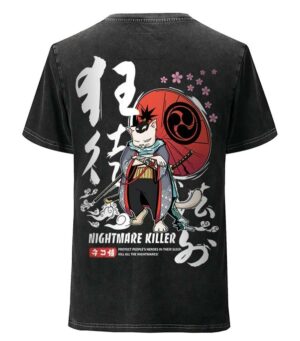 Dragon Tshirt Samurai Cat