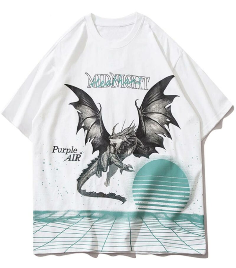 Dragon Tshirt Three Dimensions Art