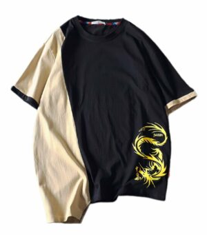 Dragon Tshirt Double Face Streetwear
