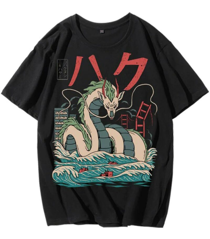 Dragon Tshirt Haku Streetwear Style
