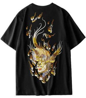 Dragon Tshirt japanese Kirin Organic Cotton