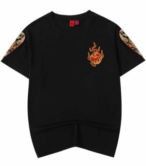 Dragon Tshirt Simplistic Design Flame