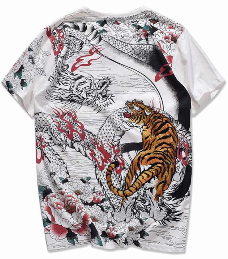 Dragon Tshirt Tiger Organic Cotton