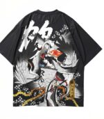 Dragon Tshirt Japanese Crane Streetwear