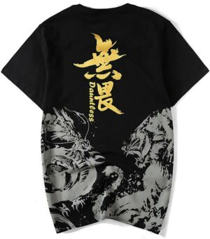 Dragon Tshirt Original Kanji Design Cotton