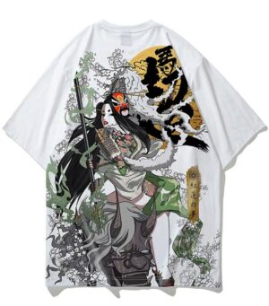 Dragon Tshirt Kunoichi Streetwear Polyester