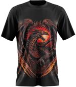 Dragon Tshirt inferno Fire
