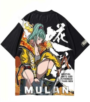 Dragon Tshirt Mulan Streetwear Outfit Art