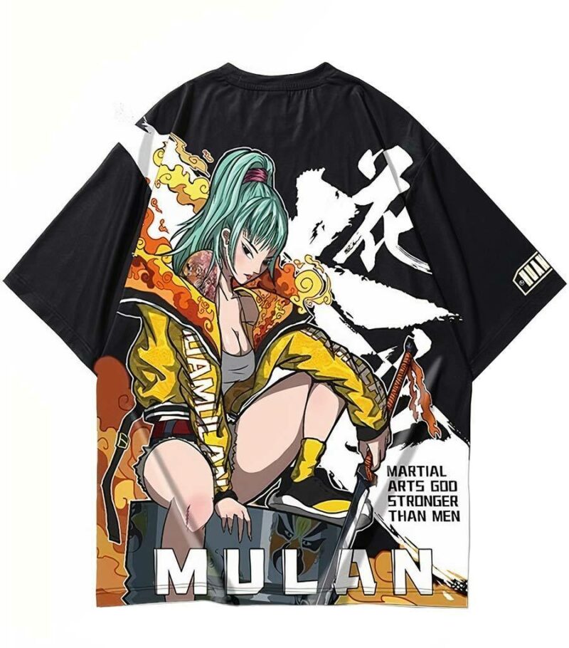 Dragon Tshirt Mulan Streetwear Outfit Art