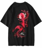Dragon Tshirt Phoenix Organic Cotton Red