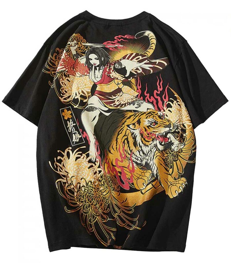 Dragon Tshirt Bengal Tiger Cotton