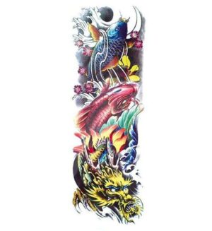 Dragon Ephemeral Tattoo Koi Carp