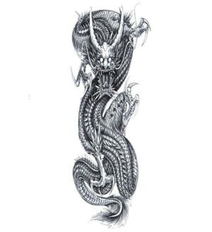 Dragon Ephemeral Tattoo Men
