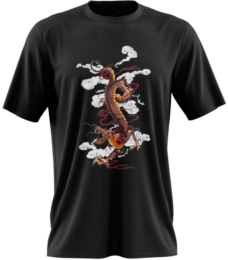 Dragon Tshirt Oriental Design