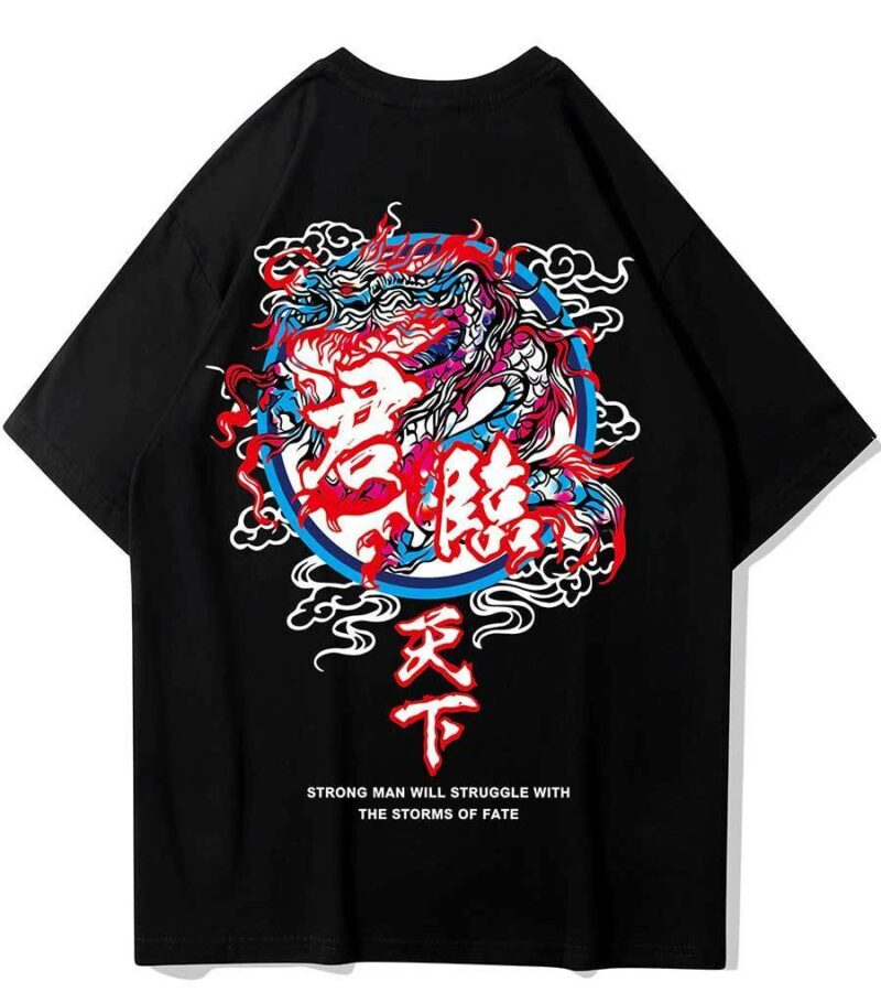 Dragon Tshirt Divine Chinese Style Organic Cotton