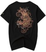 Dragon Tshirt Embroidered Organic Cotton