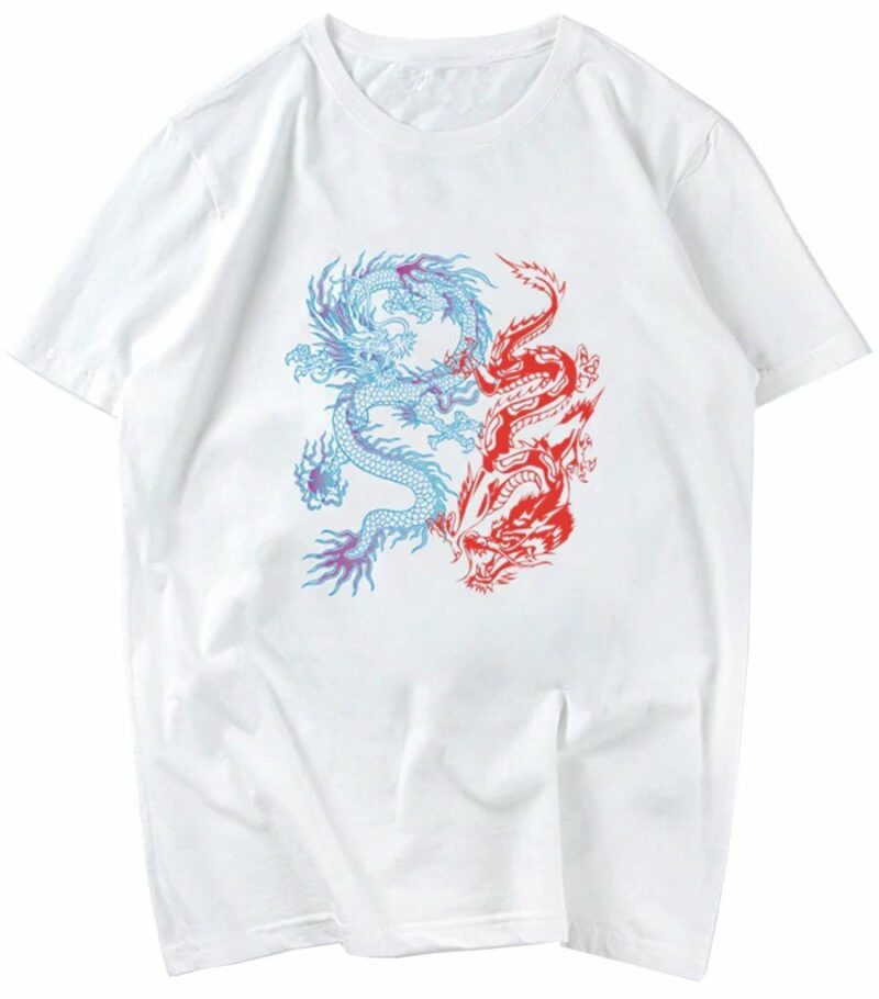 Dragon Tshirt Empress of japan Cotton