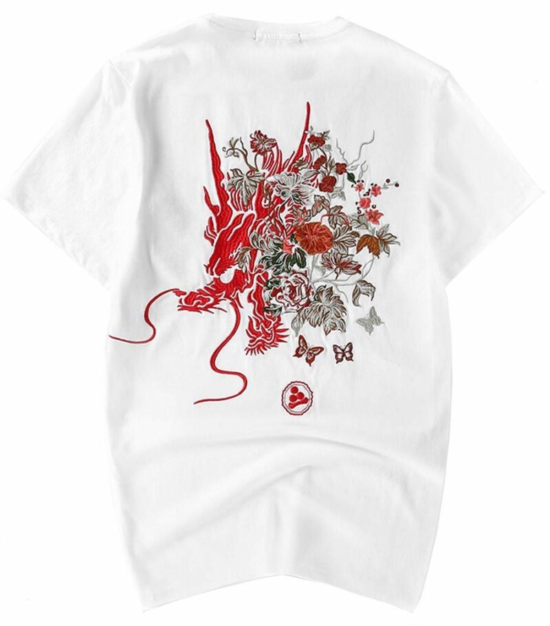 Dragon Tshirt Scarlet Style Art Organic Cotton