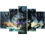 Dragon Painting Darkness Wall Art