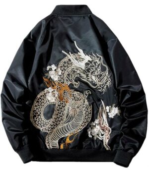 Dragon Jacket Chinese Style Polyester