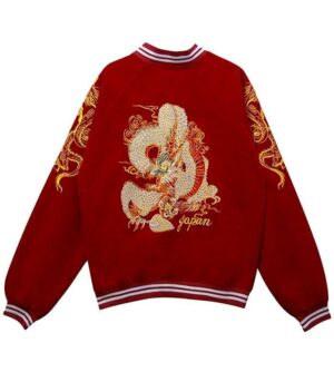 Dragon Jacket Women Cotton Polyester