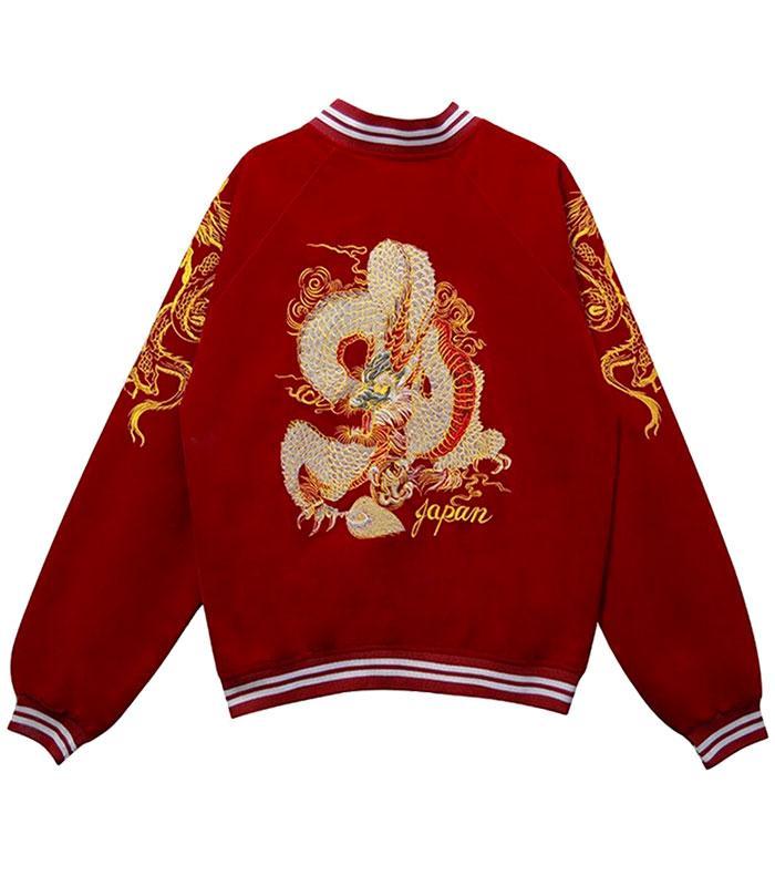 Dragon Jacket Women Cotton Polyester