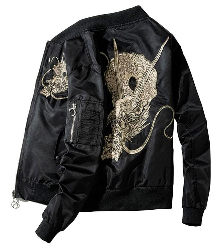 Dragon Jacket For Men Polyester
