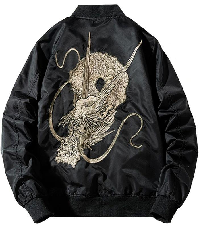 Dragon Jacket For Men Polyester
